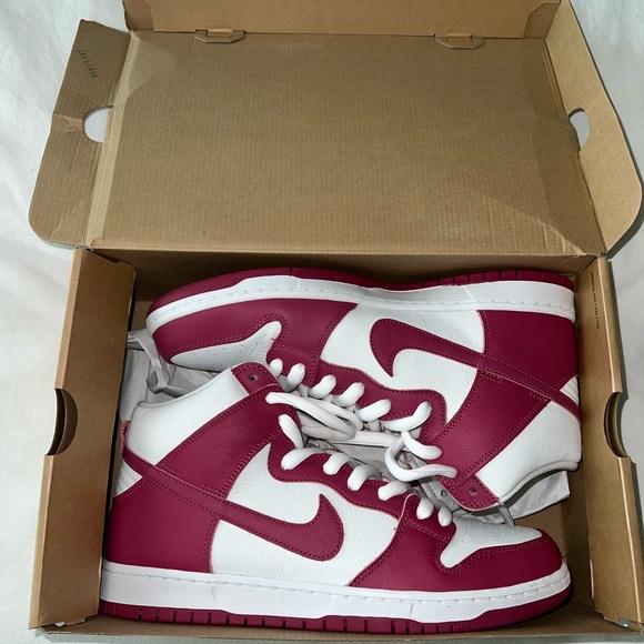 NIKE SB DUNK HIGH PRO ISO QS ORANGE LABEL SWEET BEET PINKDQ4485-600Size 12